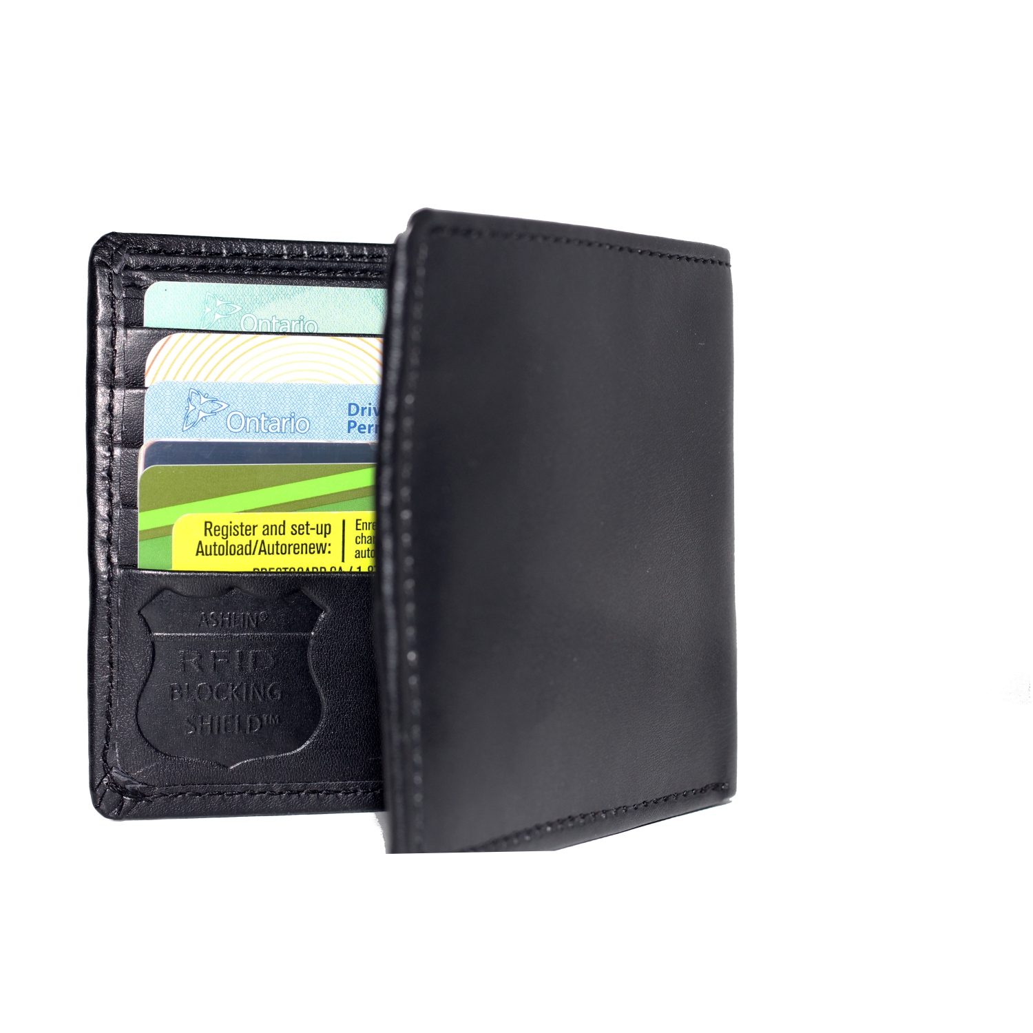 Ashlin® DESIGNER | BERNARD RFID Bifold wallet 10 card pockets