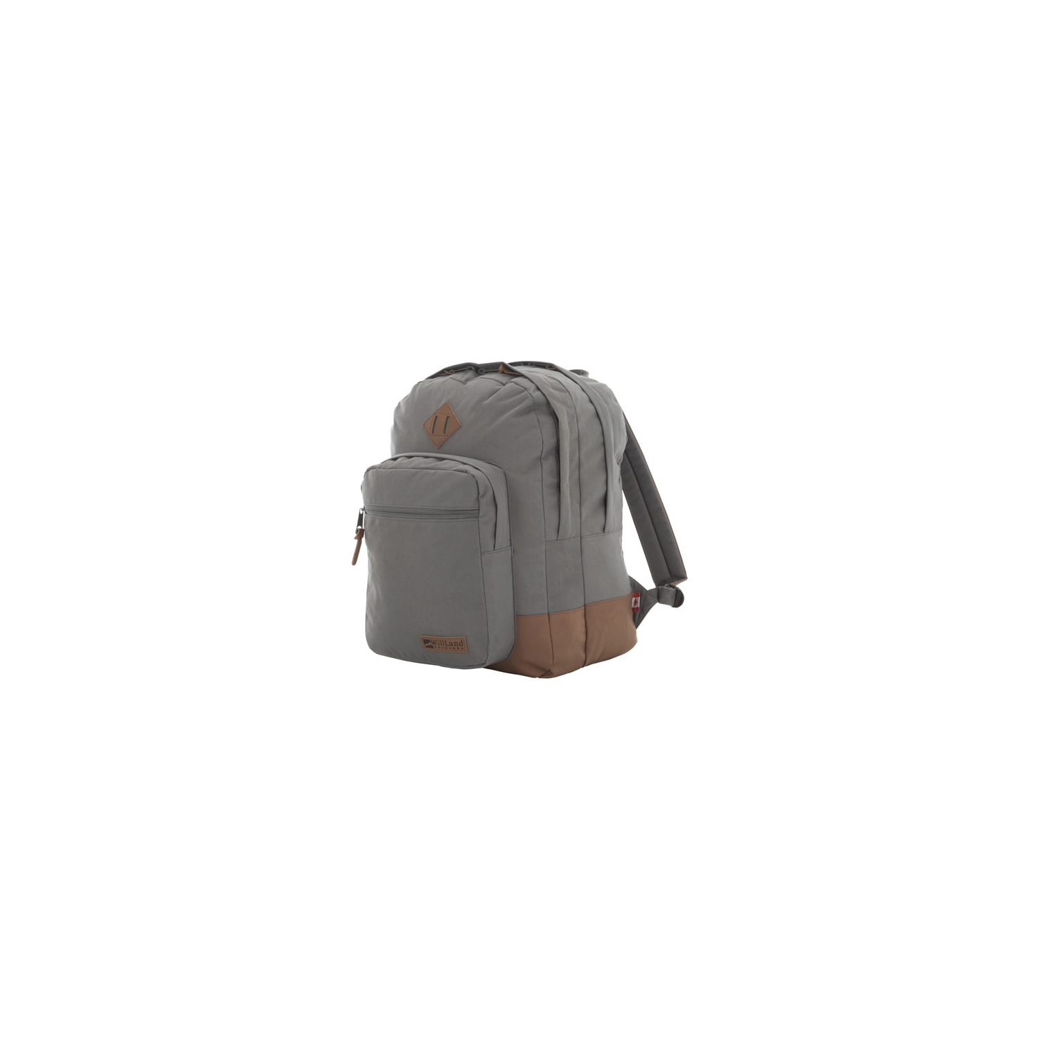 Sac à dos College Luminosa forte de WillLand Outdoors pour portable de 15.4 po - Gris foncé