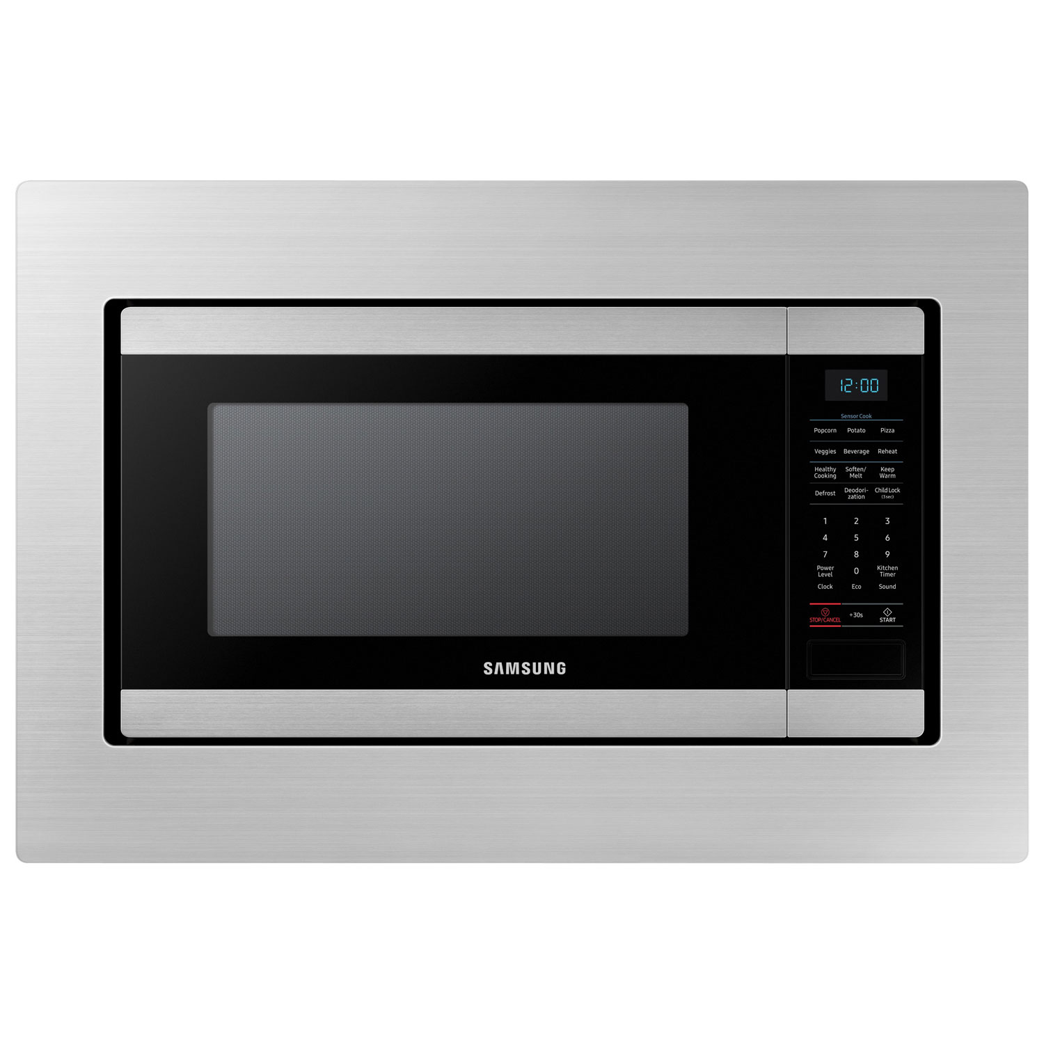 Trousse encastrement pour four à micro-ondes MS19M8000AS/AC 30 po de Samsung-Inox