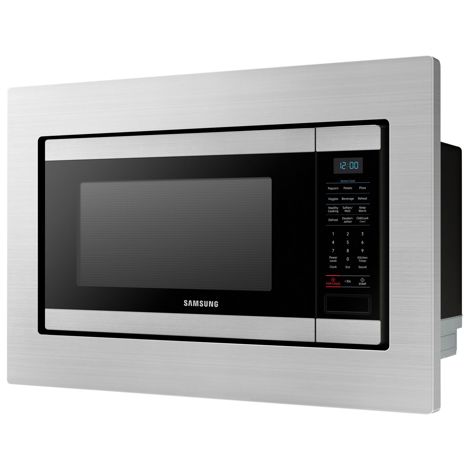 Trousse encastrement pour four à micro-ondes MS19M8000AS/AC 30 po de Samsung-Inox