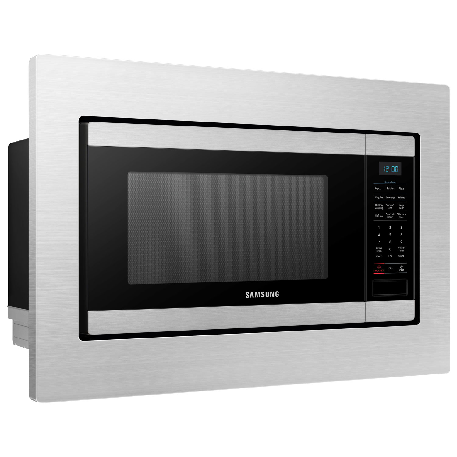 Trousse encastrement pour four à micro-ondes MS19M8000AS/AC 30 po de Samsung-Inox