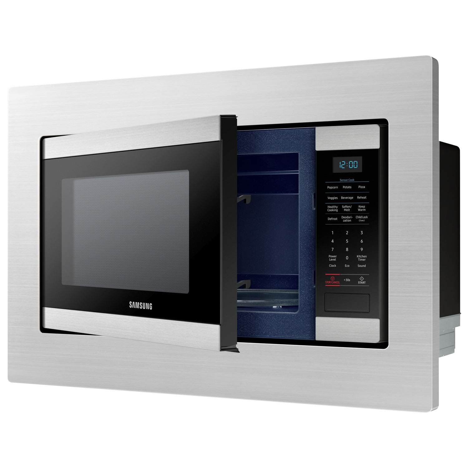 Trousse encastrement pour four à micro-ondes MS19M8000AS/AC 30 po de Samsung-Inox