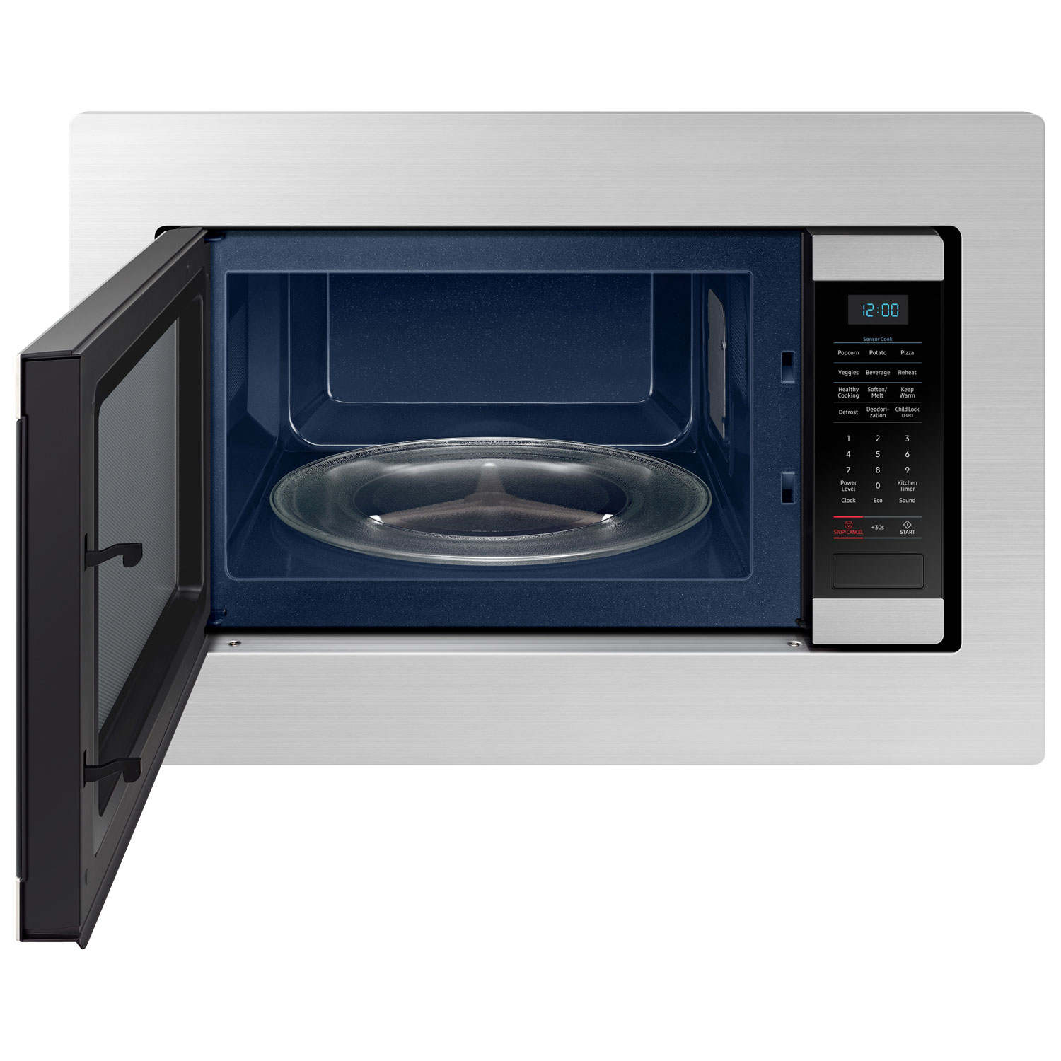 Trousse encastrement pour four à micro-ondes MS19M8000AS/AC 30 po de Samsung-Inox