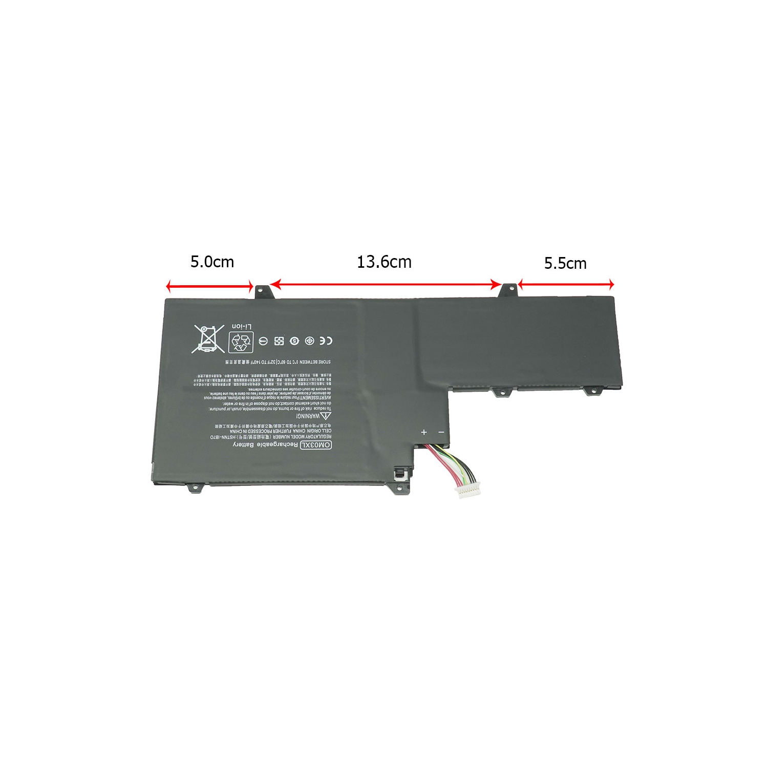 BATTDEPOT New Laptop Battery for HP Elitebook x360 1030 G2 1GY29PA 863167-171 863280-855 HSN-I04C HSTNN-IB70 OM03XL