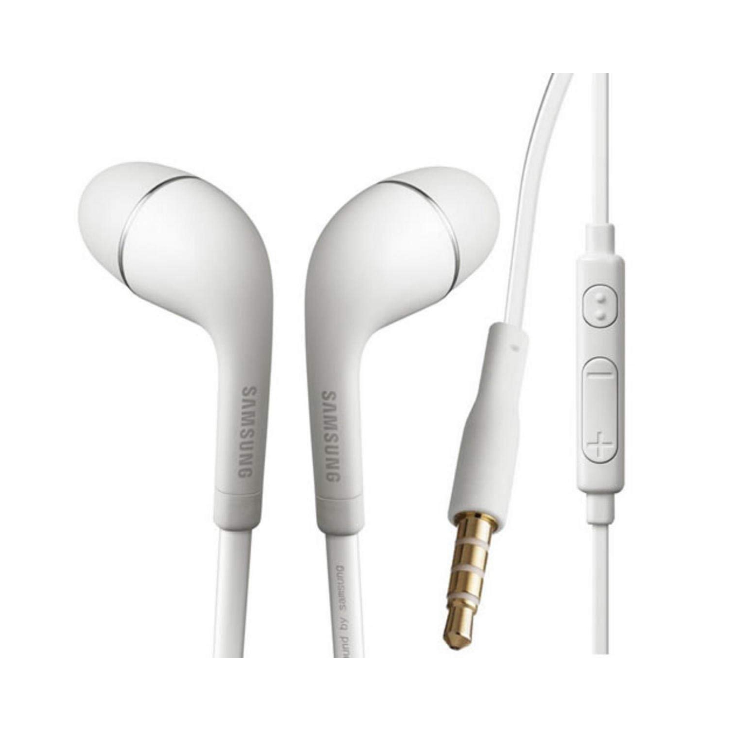 Samsung Compatible Headphones S3/4/5/Alpha EO-HS3303WE 3.5mm Stereo Headset with Remote and Mic (Non Retail Packaging)