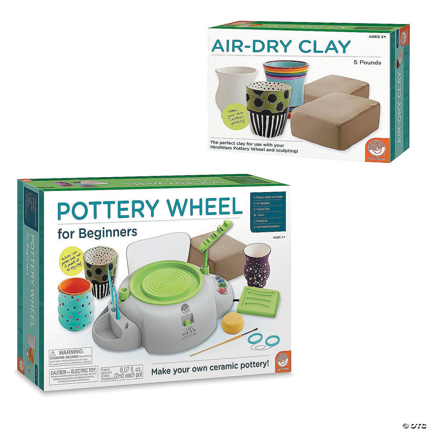 Mindware - Pottery Wheel Air-Dry Clay
