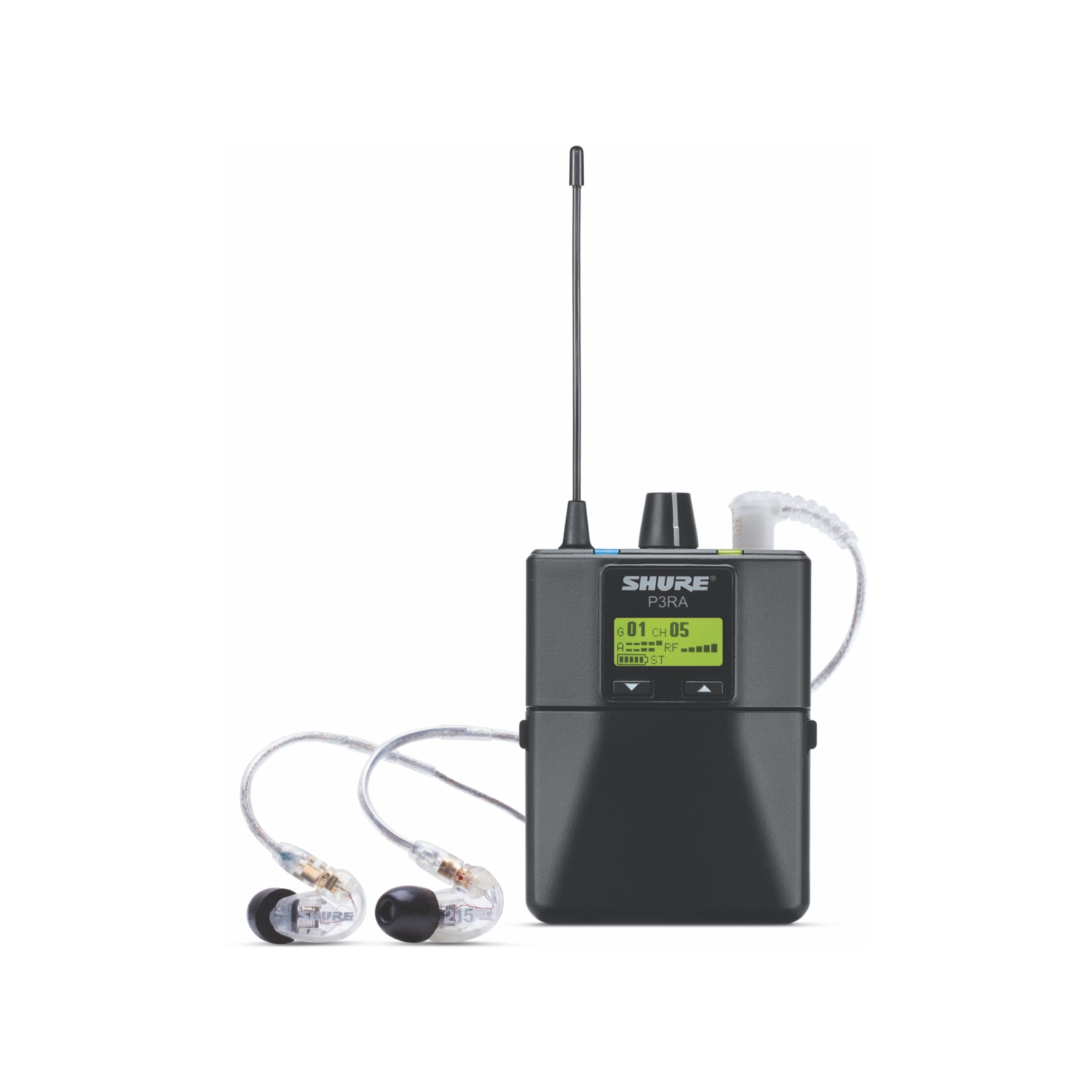 Shure Système de monitoring intra-auriculaire sans fil PSM300 avec écouteurs SE215-CL