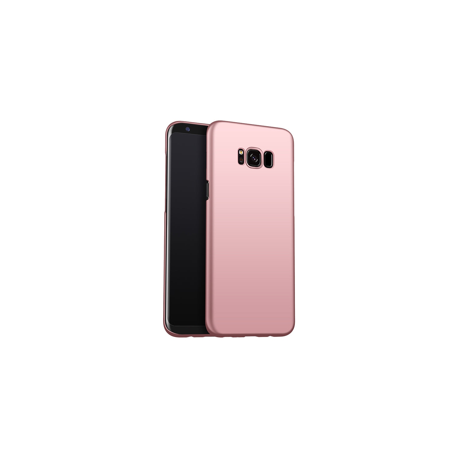 PANDACO Hard Shell Rose Gold Case for Samsung Galaxy S8+