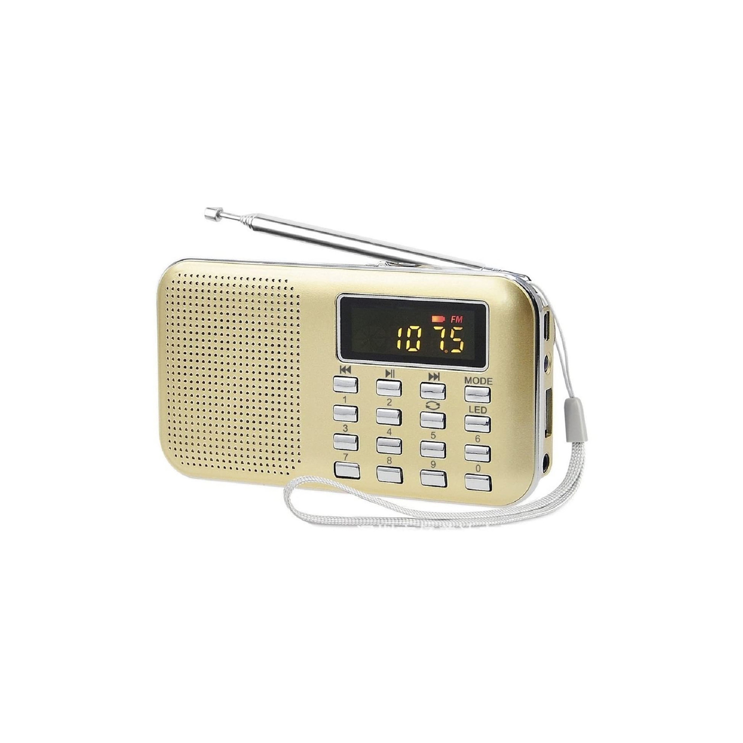 axGear AM / FM Radio MP3 Music Player TF MicroSD Card Media Portable Speaker