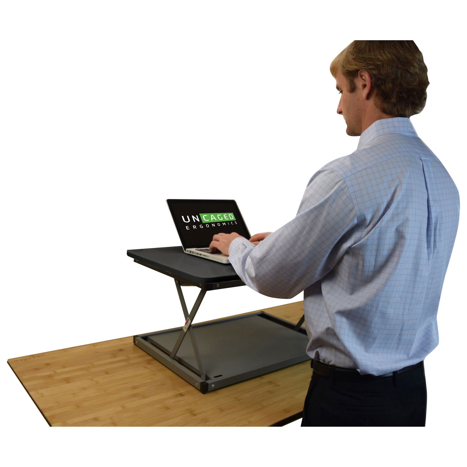 Uncaged Ergonomics CHANGEdesk Mini Standing Desk Conversion - Black