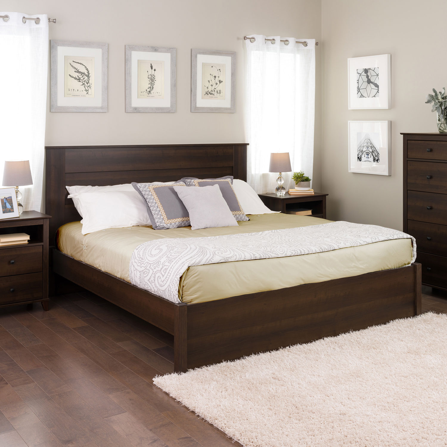 select modern platform bed king espresso beds \u0026 bed frames