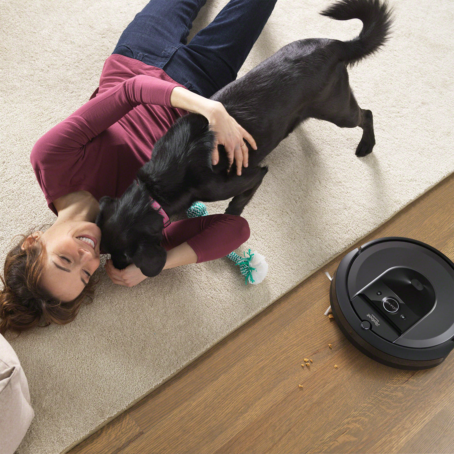 iRobot Roomba i7+ Wi-Fi Connected Robot Vacuum with Automatic Dirt