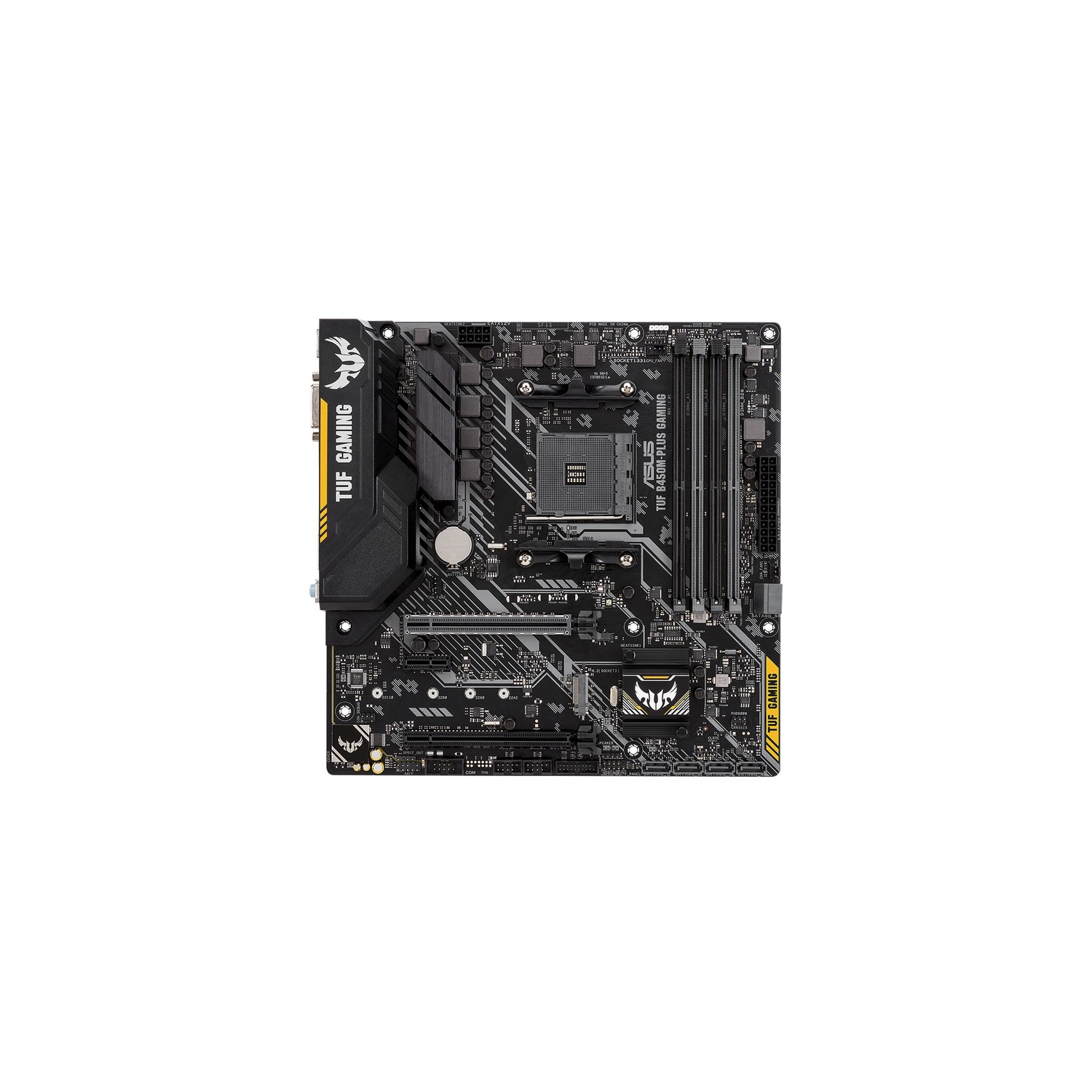 ASUS Motherboard TUF B450M-PLUS GAMING AMD AM4 B450 Max.64GB DDR4 Windows10 Micro ATX Retail