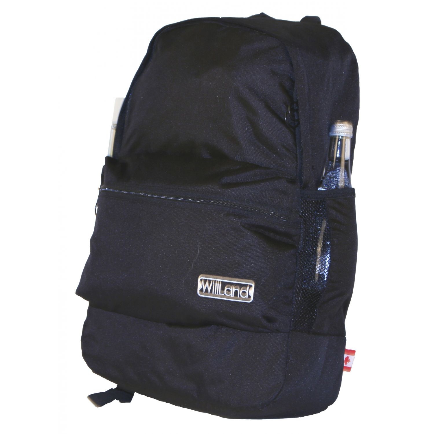 WillLand Outdoors Scenery "66" Backpack, Black/Yellow