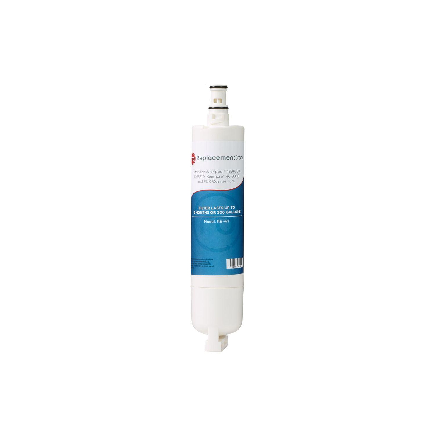 RB-W1 – Filtre à eau comparable pour réfrigérateur EDR5RXD1 4396510 de Whirlpool 4396508