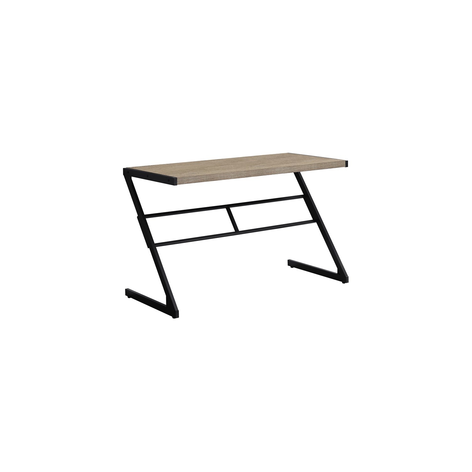 Monarch Specialties I 7373 Bureau 48"L Taupe Foncé Métal Noir