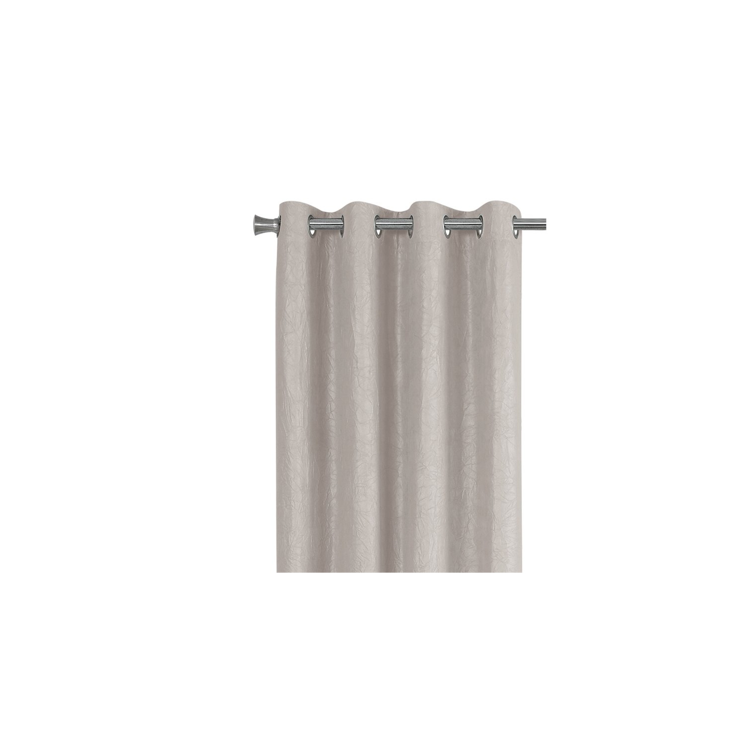 Monarch Specialties i 9817 curtain panel 2pcs 52"w x 84"h ivory room darkening