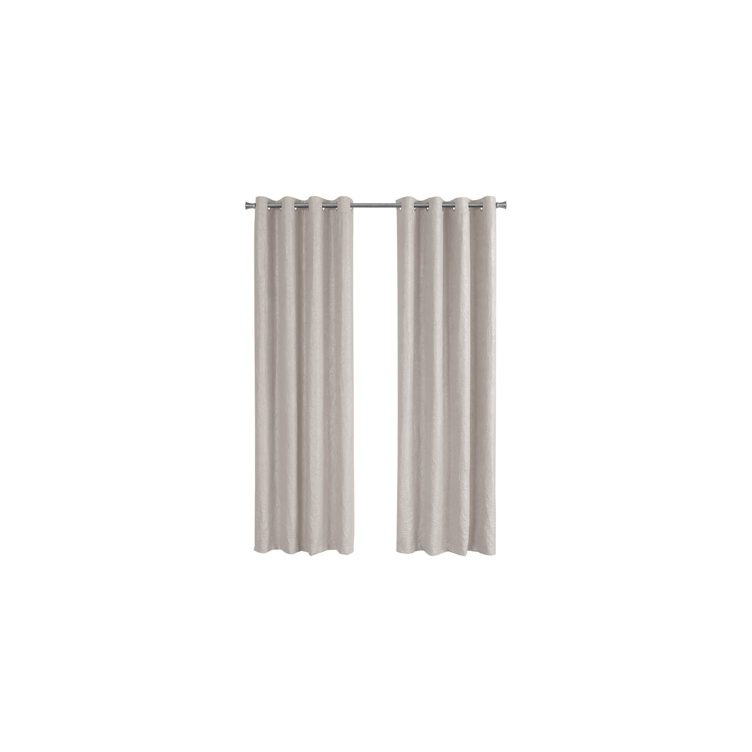 Monarch Specialties I 9818 Rideaux 2 pcs 52"L X 95"H Ivoire Obscurcissant