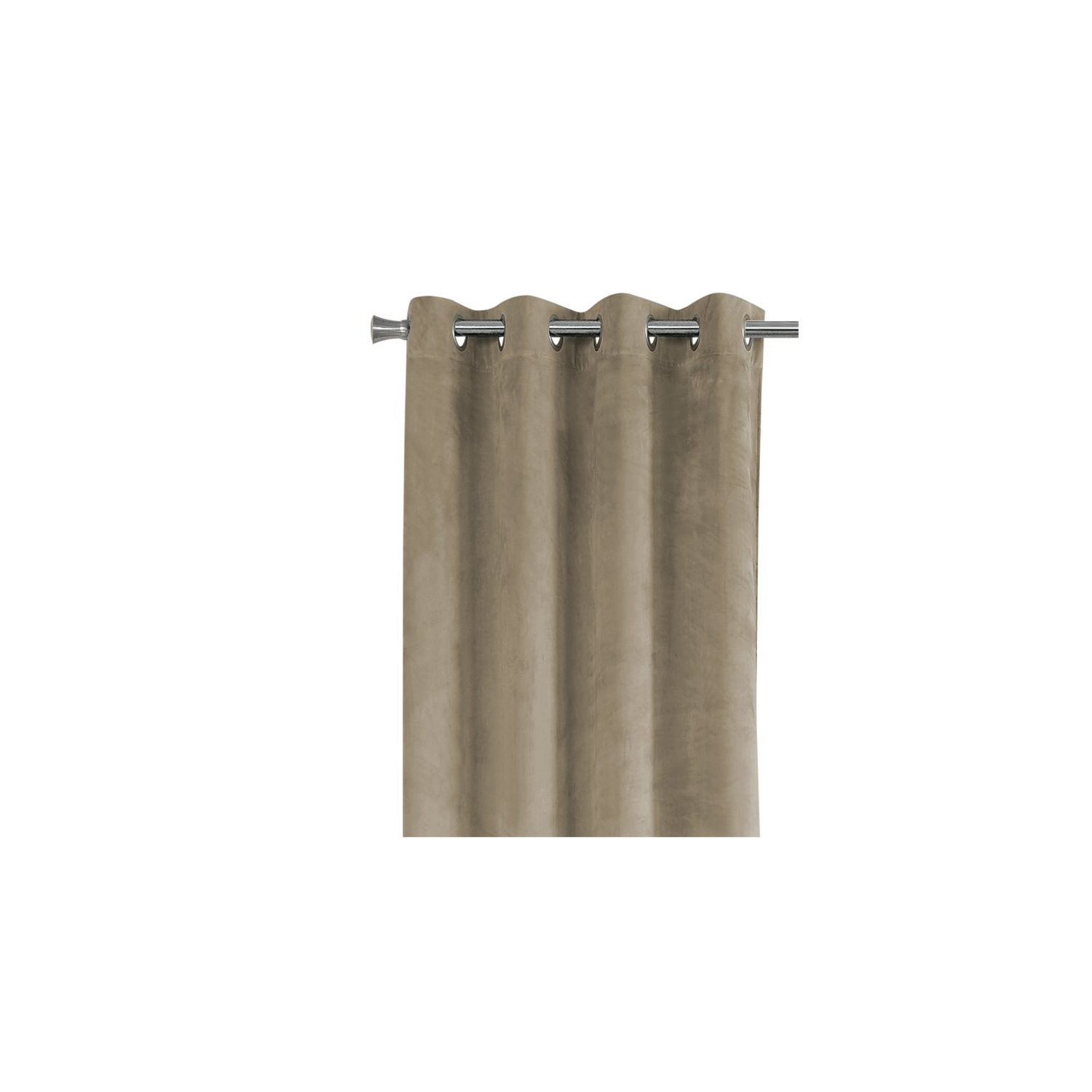 Monarch Specialties i 9821 curtain panel 2pcs 52"w x 95"h beige room darkening