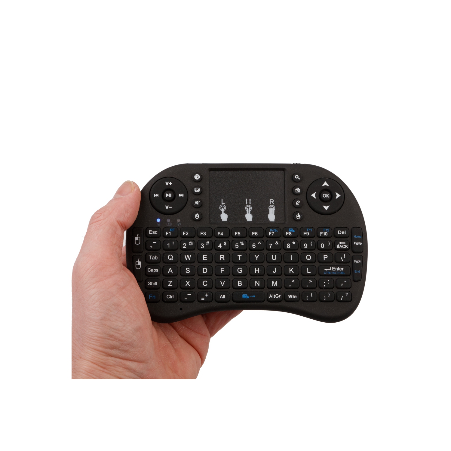 [REYTID] clavier sans fil intelligent iKeyboard de 2,4 GHz avec pavé tactile pour les jeux, les téléphones intelligents et les téléviseurs Android