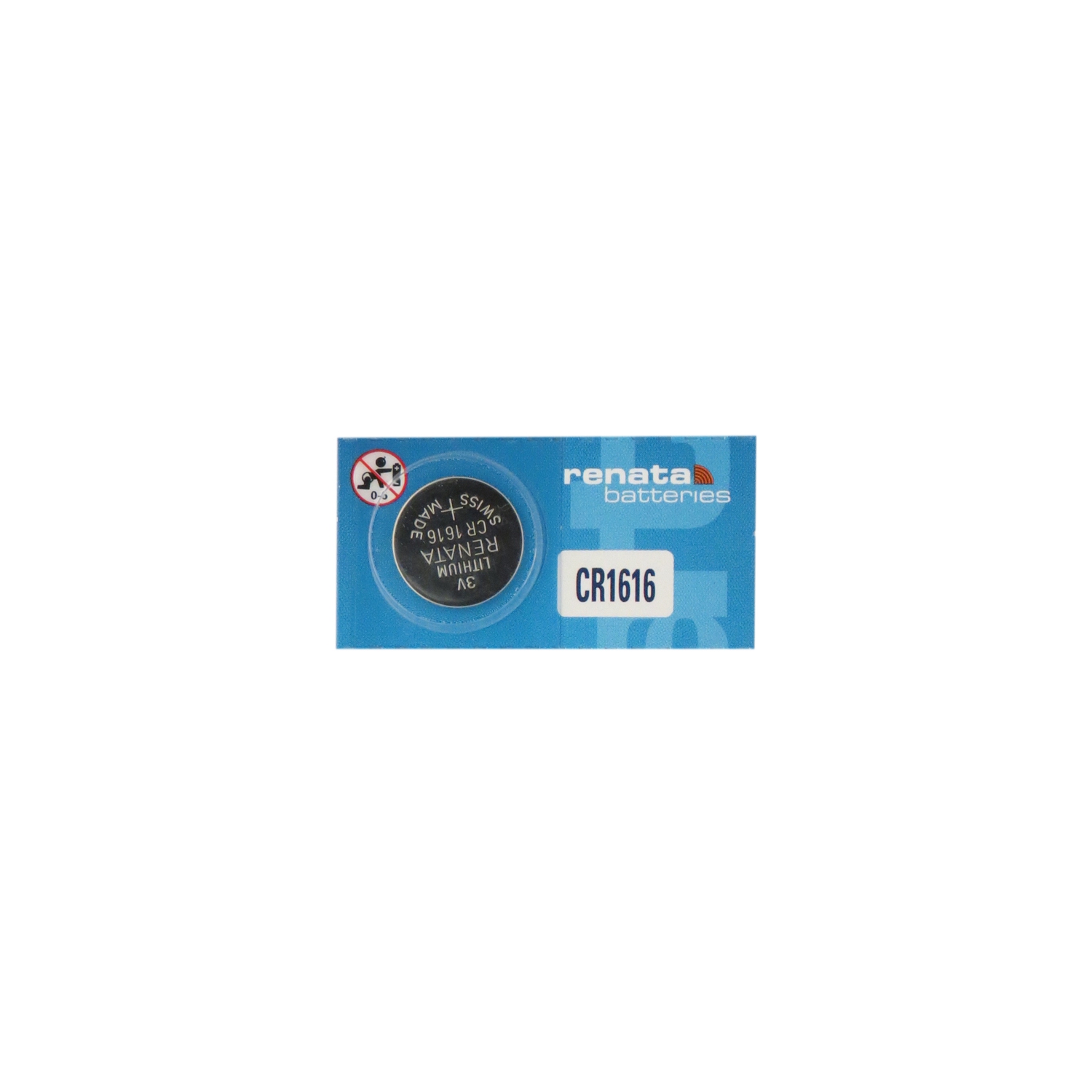 25-Pack CR1616 Renata 3 Volt Lithium Coin Cell Batteries