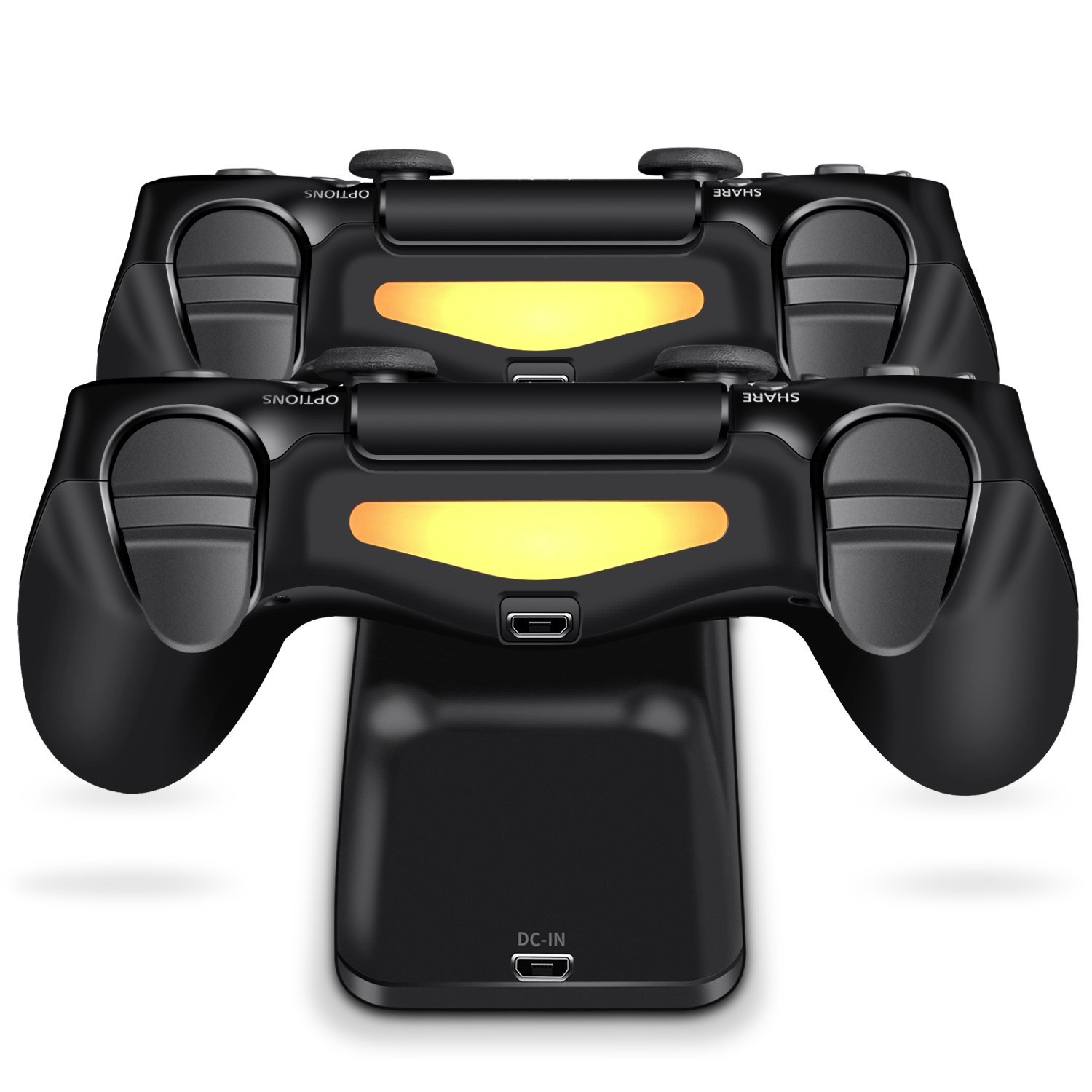 PS4 Charging Dock, Dual Charger with Charging Status Display Screen for PS4 Pro Dualshock 4 Wireless Controller