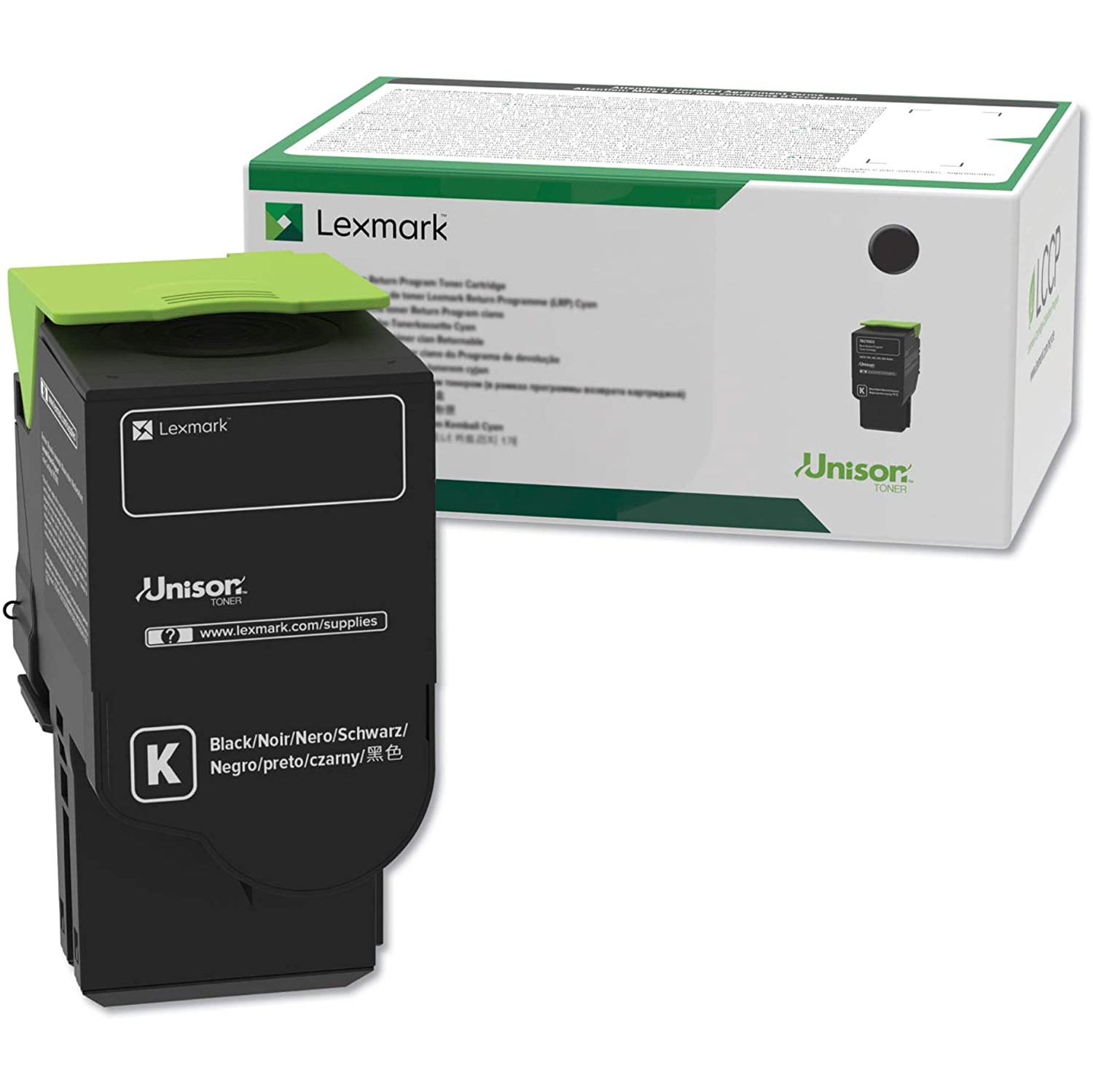 Lexmark Black Return Program Toner Cartridge