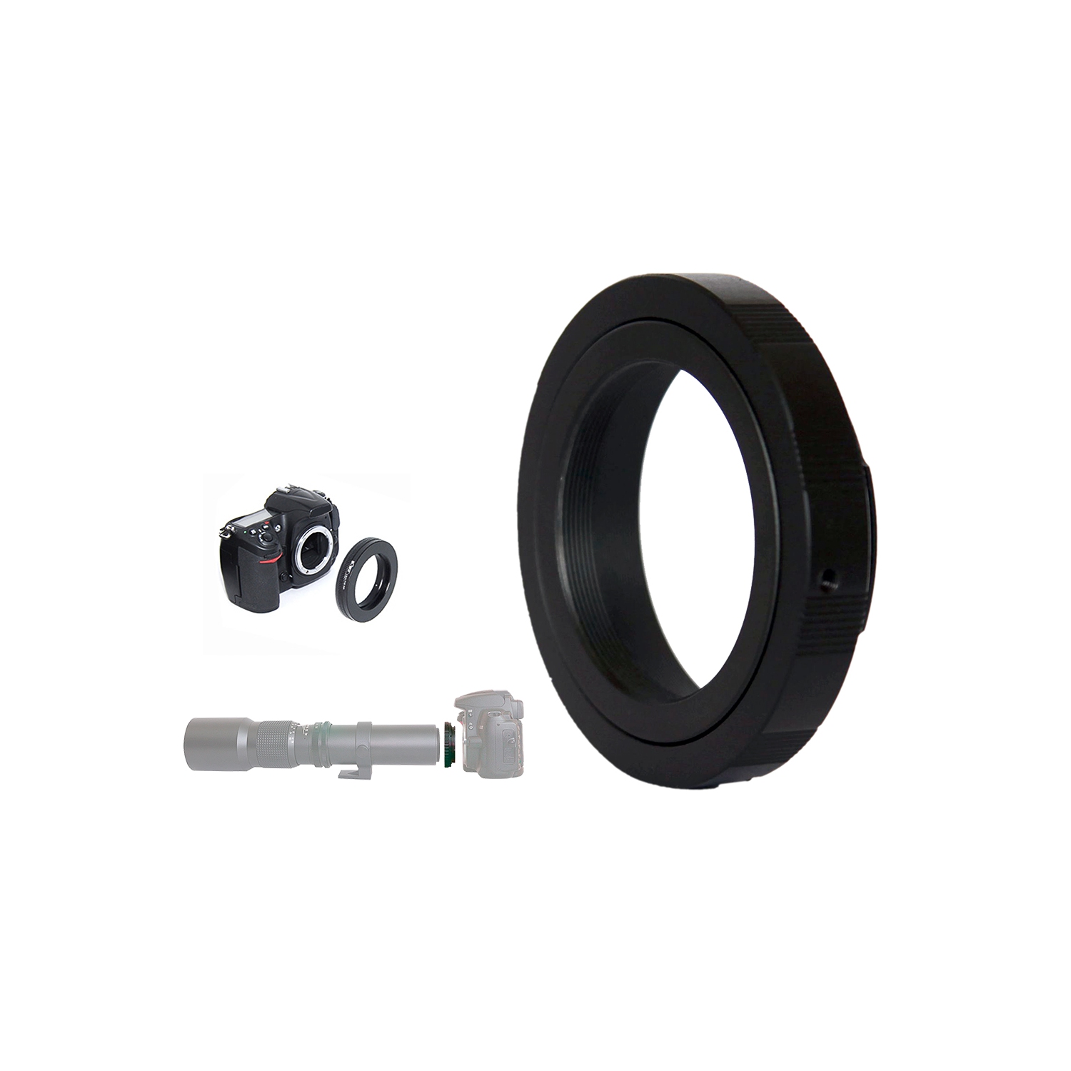Adaptateur d’appareil photo à monture en T d’Ultimaxx pour objectifs de Nikon