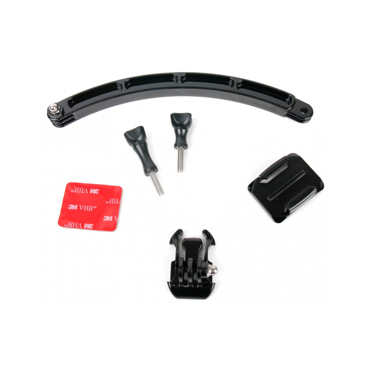 Trousse de fixation robuste pour casque d’Ultimaxx avec support adhésif 3M pour toutes les caméras Hero GoPro