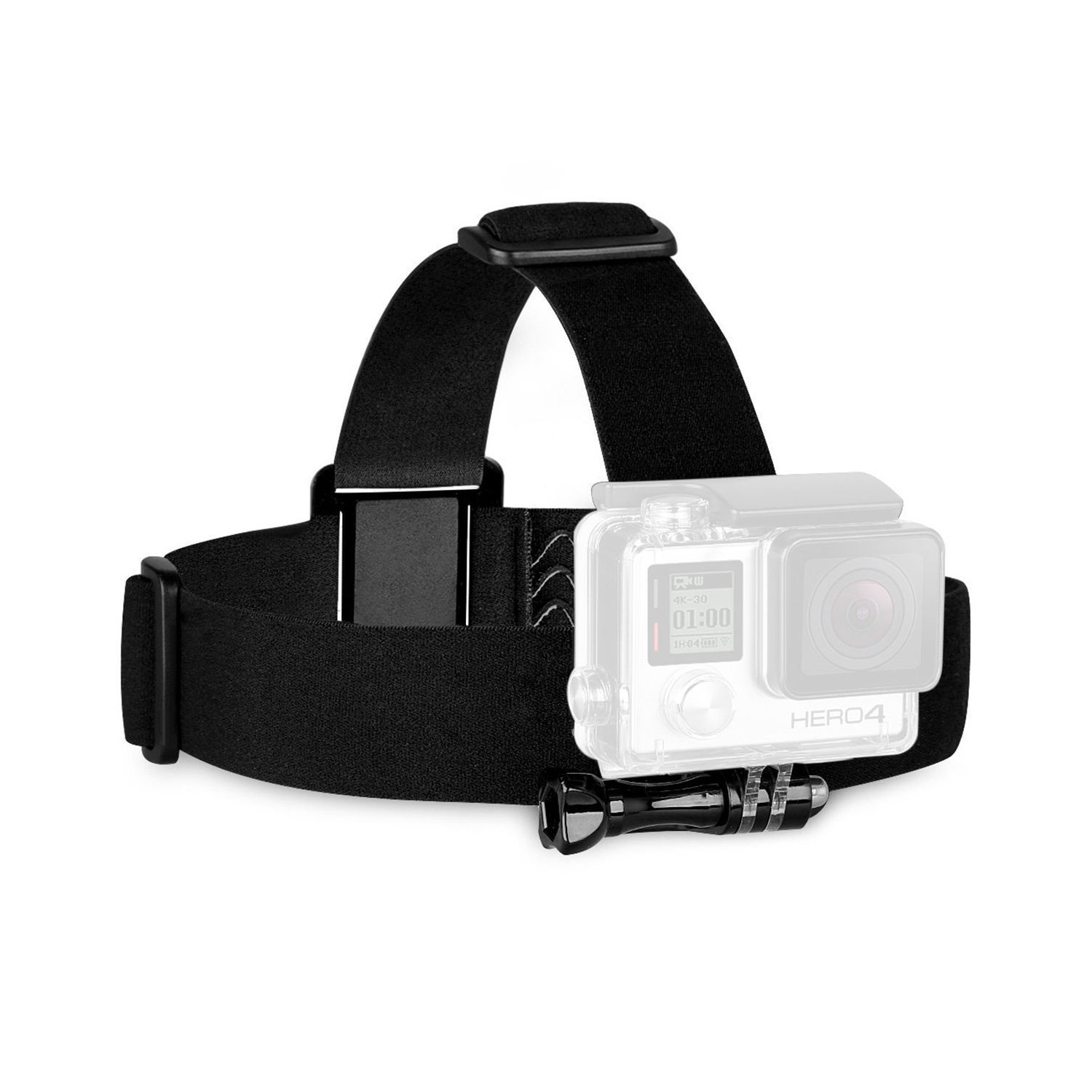 Sangle de tête réglable d’Ultimaxx pour appareils photo étanches GoPro avec courroie de tête pour tous les appareils photo GoPro