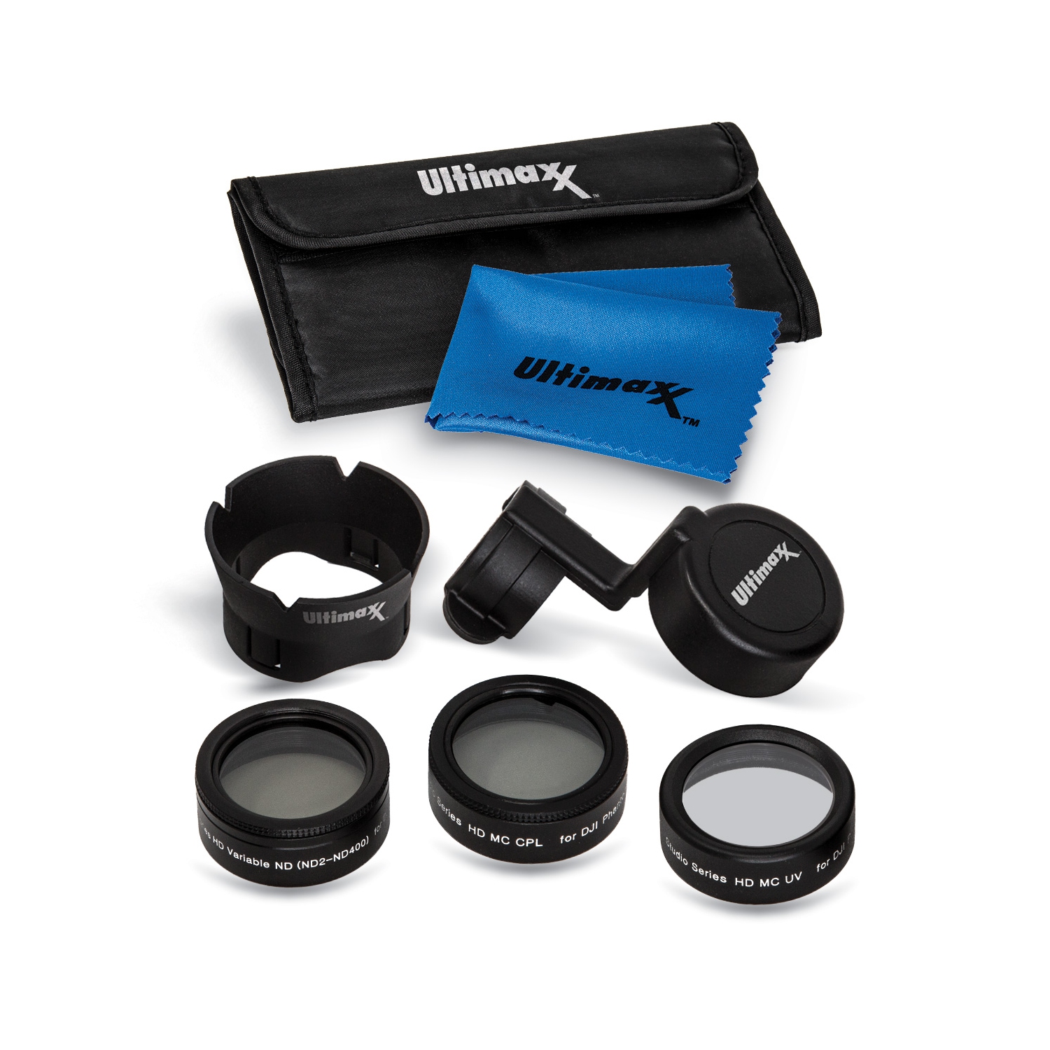 Ultimaxx 7 Piece Drone Camera Filter Bundle Kit For DJI Phantom 4 Pro