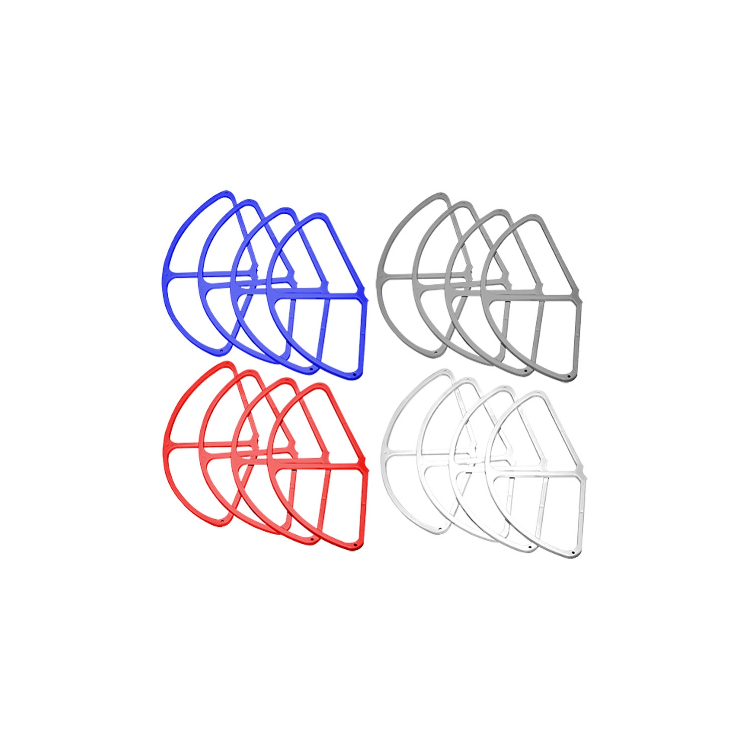 Ultimaxx Quick Snap On/Off Propeller Guards for DJI Phantom 4 Quadcopter - Grey