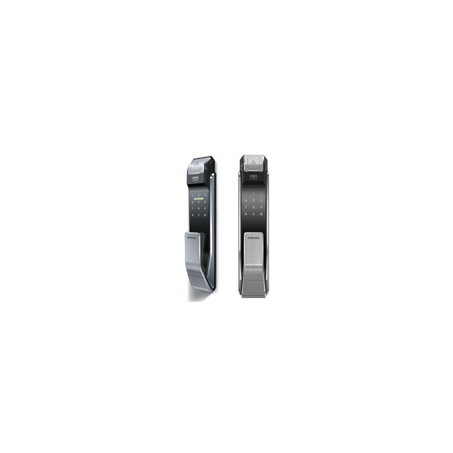 Samsung Smart Digital Push and Pull Handle Mortise Door Lock with Fingerprint
