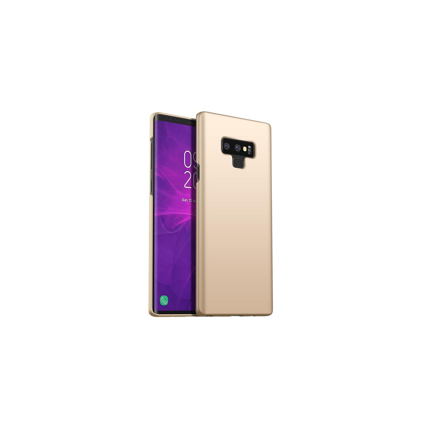 PANDACO Hard Shell Gold Case for Samsung Galaxy Note 9