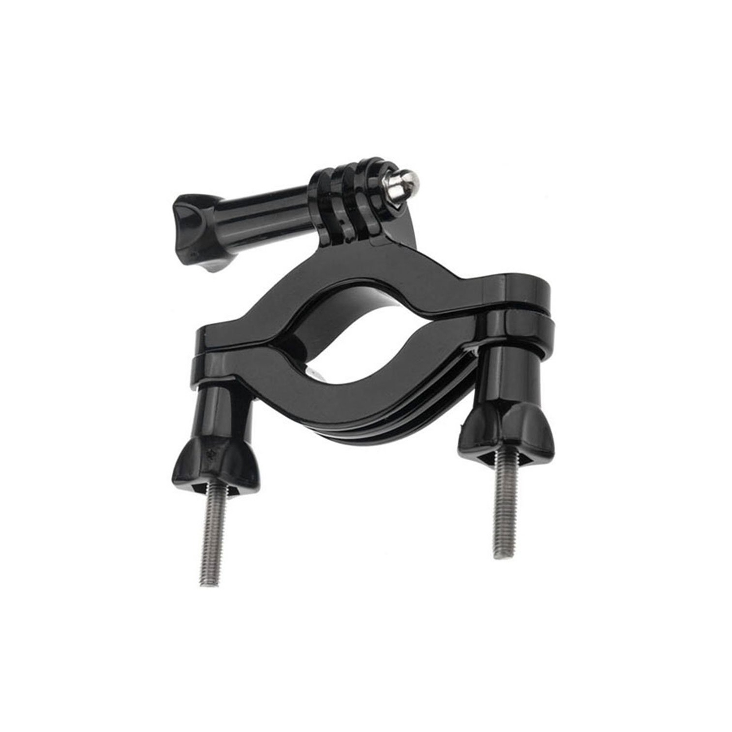 Ultimaxx Heavy Duty Handlebar Bike Motorcycle Mount Bicycle Seat Post Clamp, Adjustable Pivot Arm, Metal Screws For All GoPro