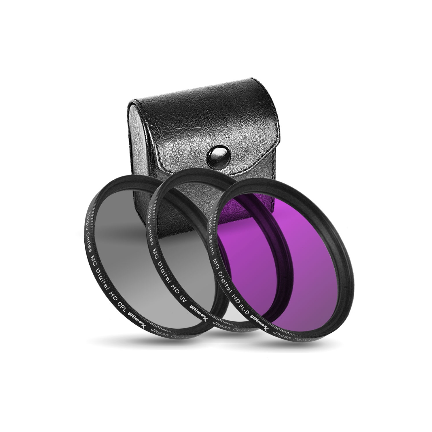 Ultimaxx 86mm 3-Piece Multi-Coated Professional High-Quality UV, CPL, FLD Filter Set Kit for All DSLR Camera L