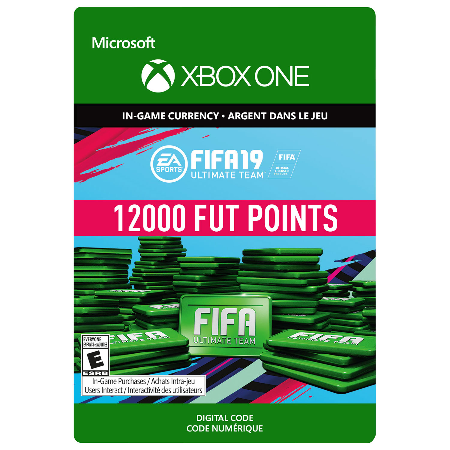 FIFA 19 12000 Ultimate Team FIFA Points (Xbox One) - Digital Download