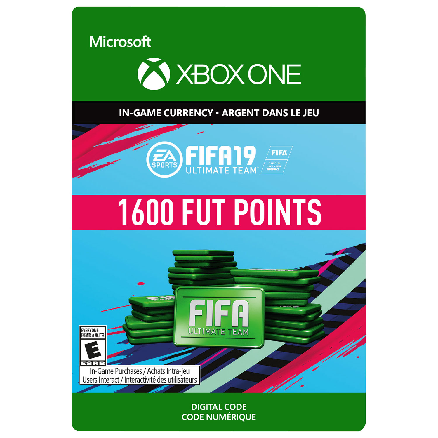 FIFA 19 1600 Ultimate Team FIFA Points (Xbox One) - Digital Download