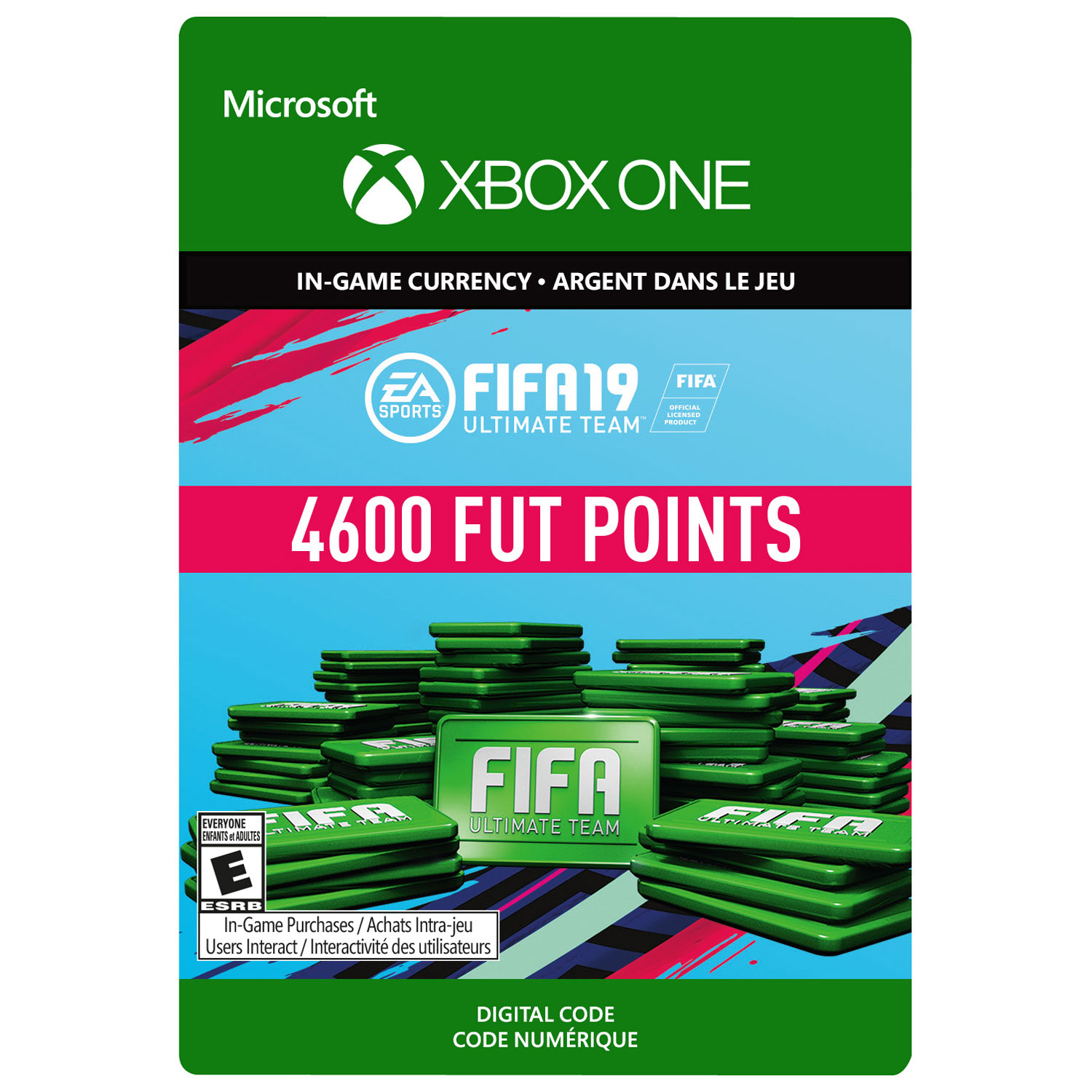 FIFA 19 4600 Ultimate Team FIFA Points (Xbox One) - Digital Download