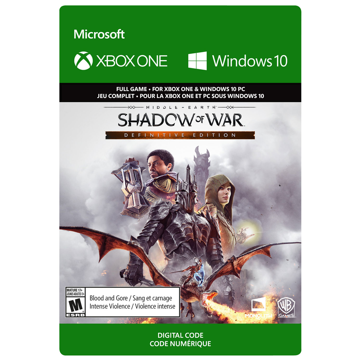 Middle-Earth: Shadow of War Definitive Edition (Xbox One) - Digital Download