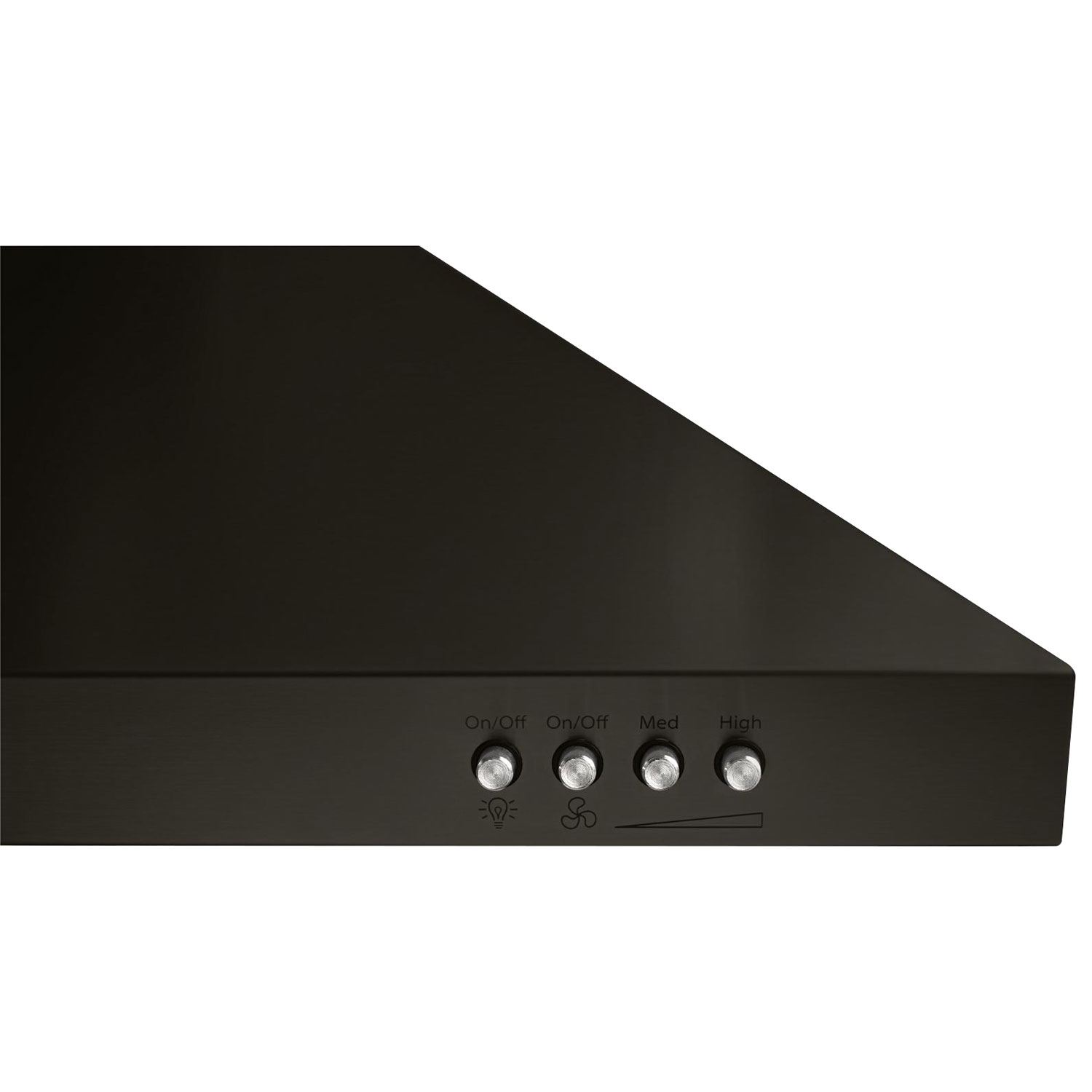 Hotte murale de 30 po de Whirlpool - Acier inoxydable noir