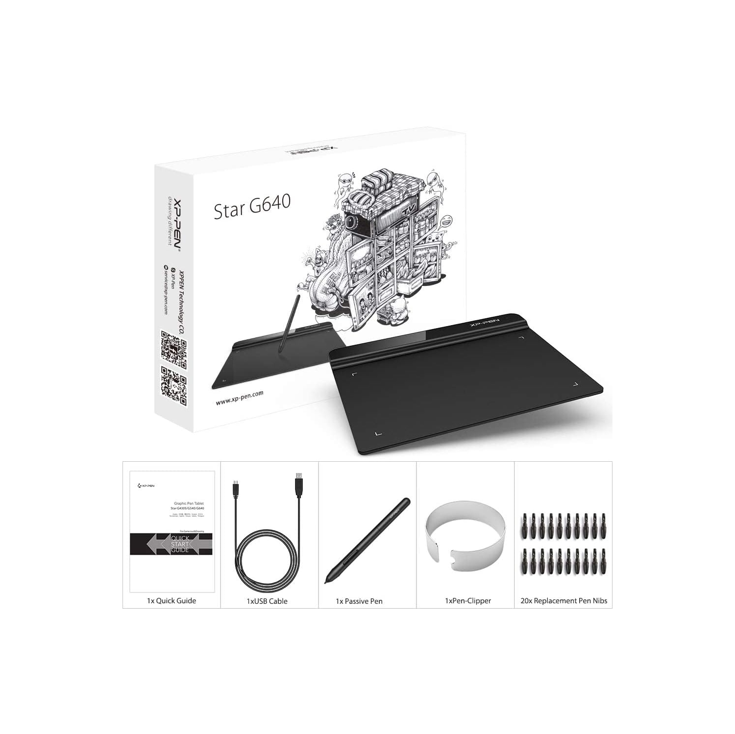 XP-Pen Starg640 6x4 inch Osu! Ultrathin Tablet Drawing Tablet Digital Graphics