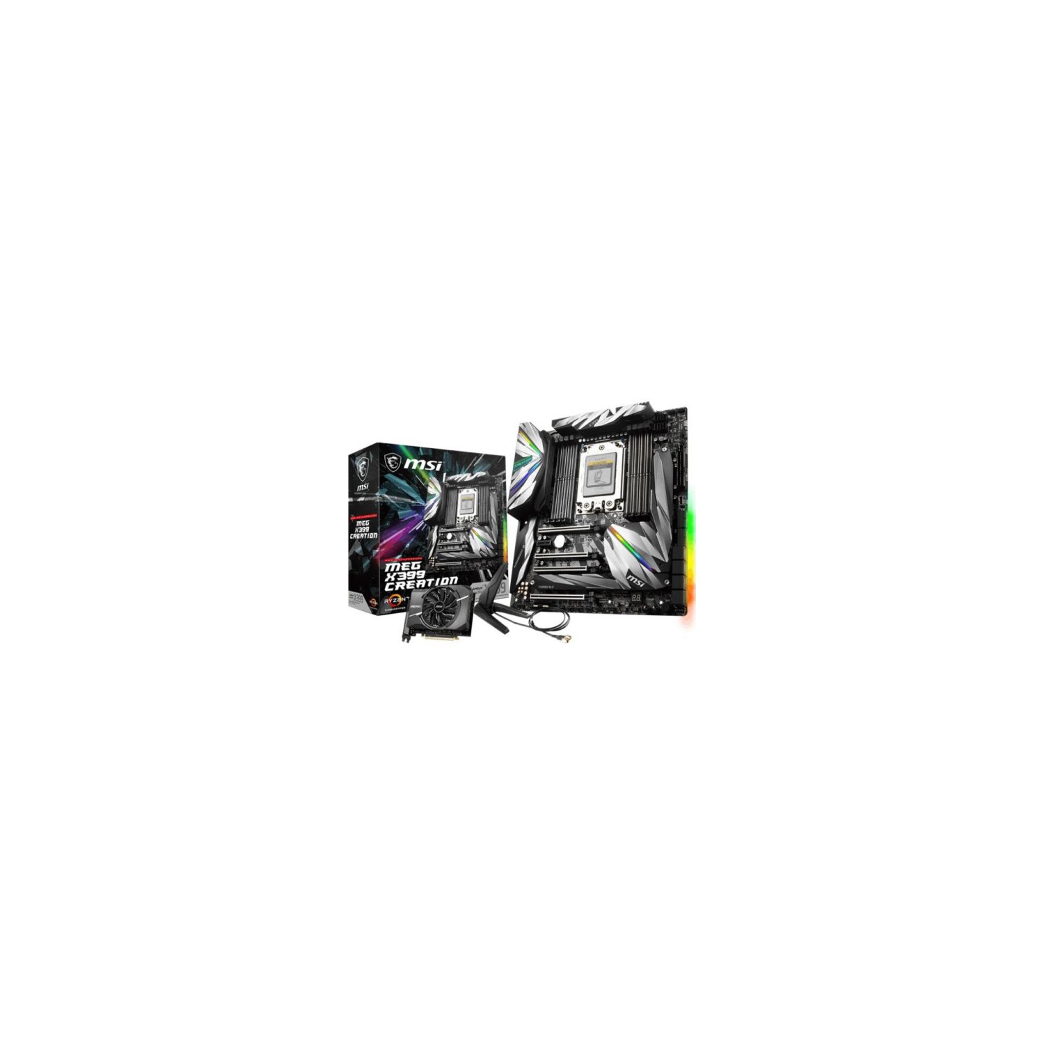MSI MEG X399 Creation Desktop Motherboard - AMD Chipset - Socket TR4