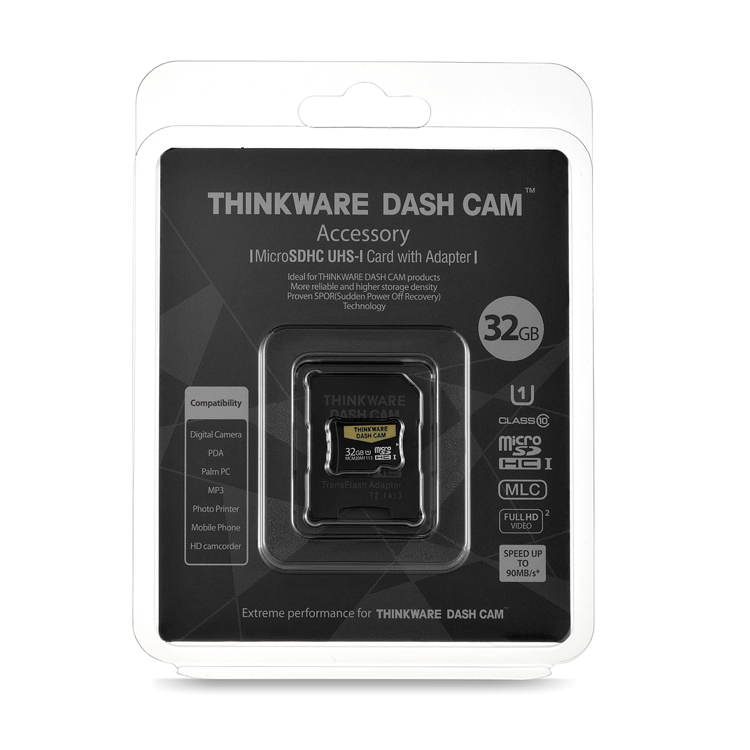 THINKWARE 32GB UHS-I MicroSD Card with SD Adapter
