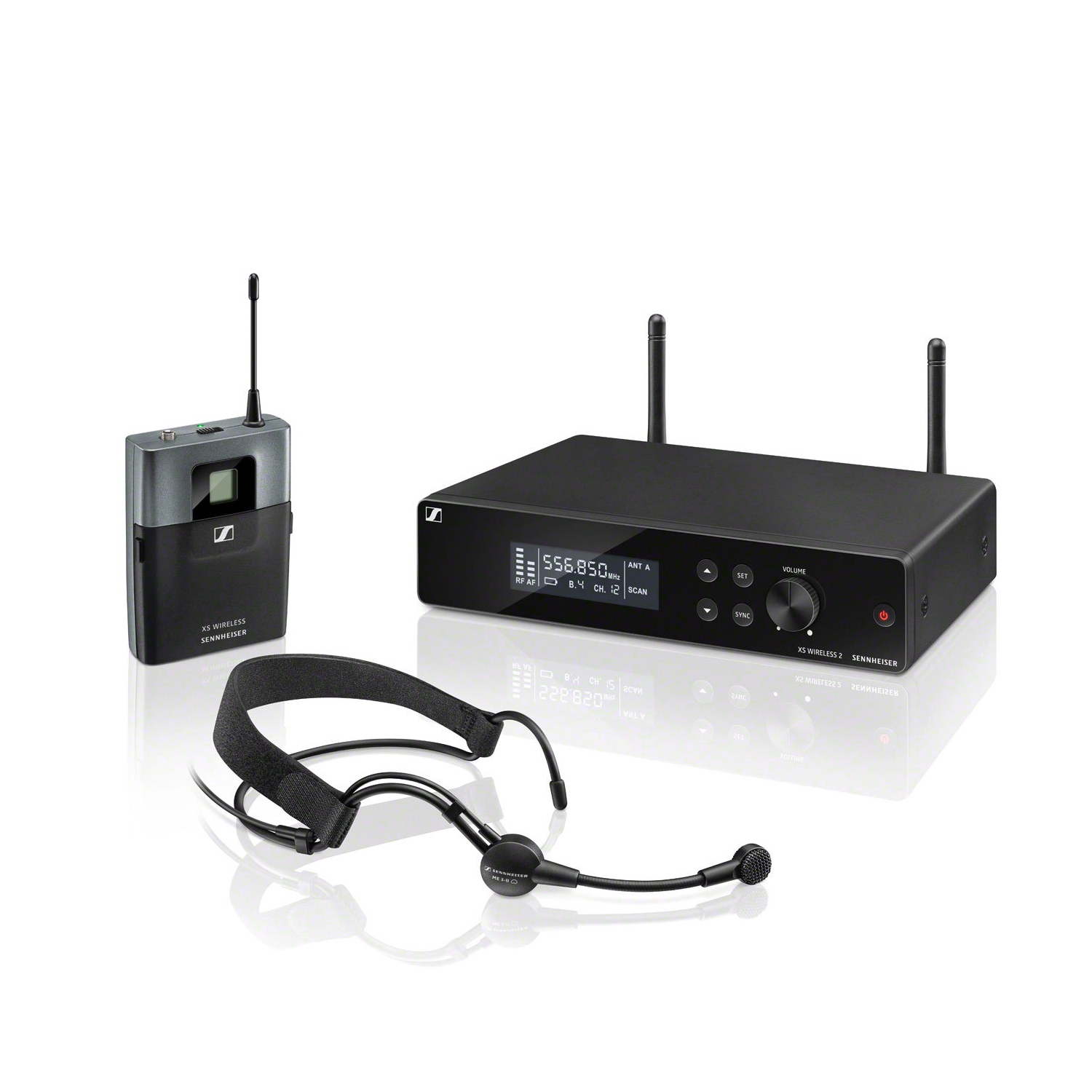 Système de casque d’écoute sans fil XSW2 de Sennheiser avec ME3 – a-Range