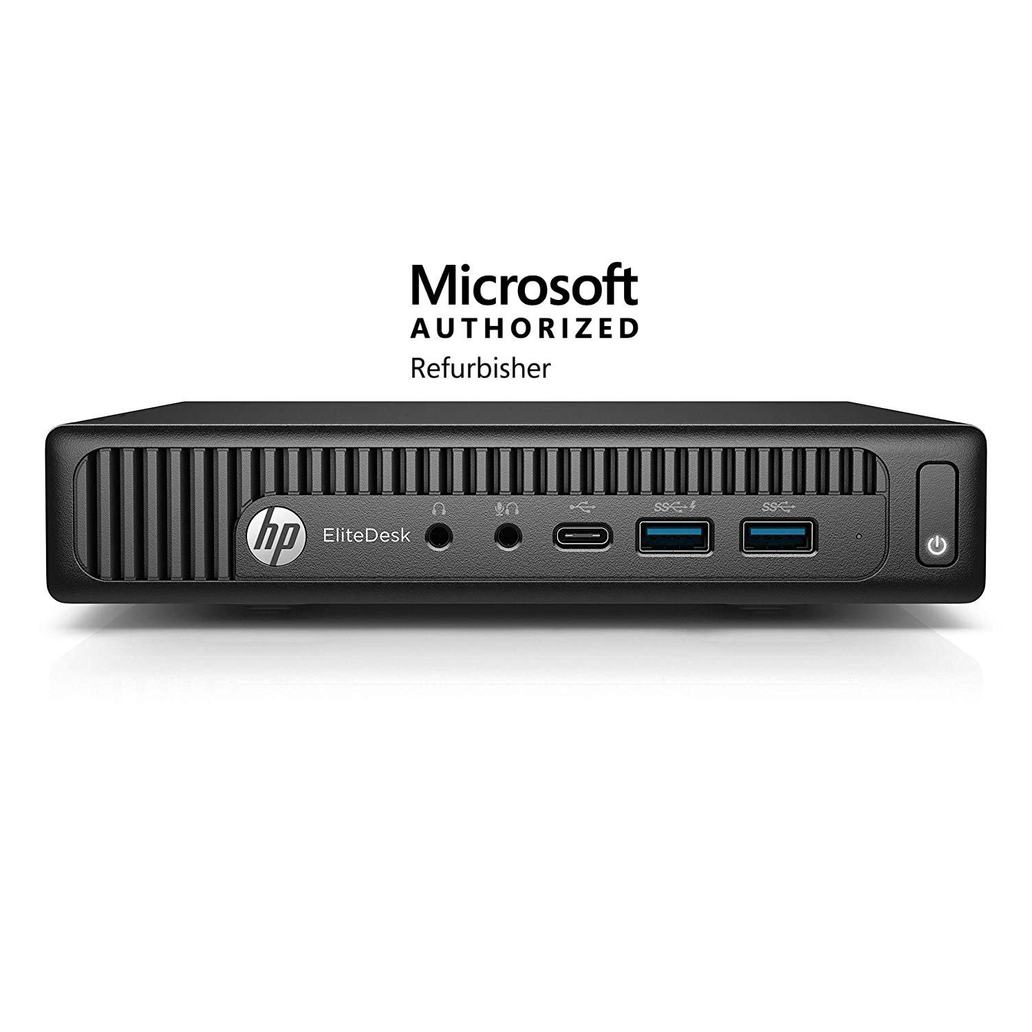 Remis à neuf – Mini ordinateur de bureau EliteDesk 800 G2 de HP (i5-6500 6e génération d’Intel, 16 Go de mémoire vive DDR4, SSD 512 Go, Windows 10