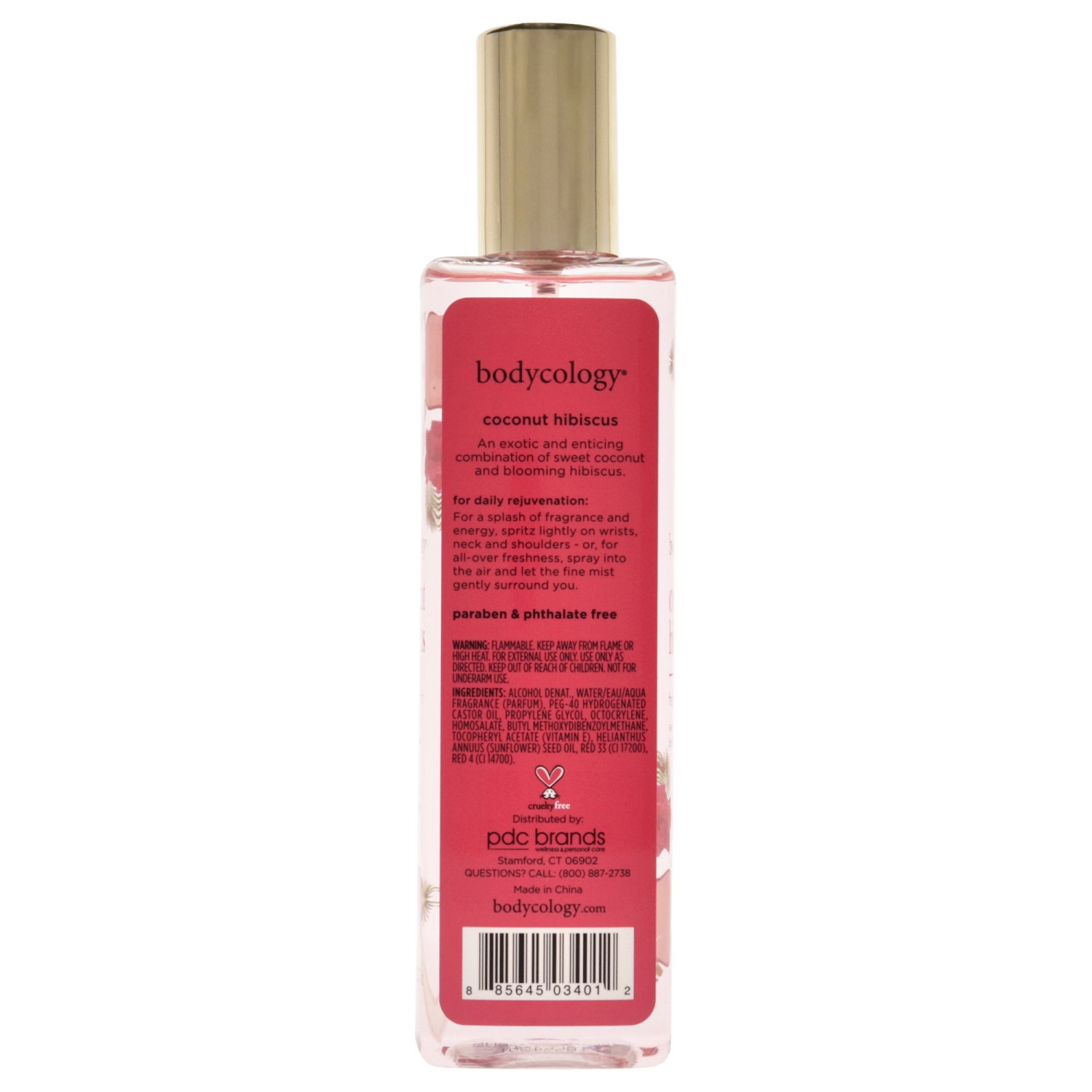 Bodycology Coconut Hibiscus by Bodycology Fragrance Mist 8 oz