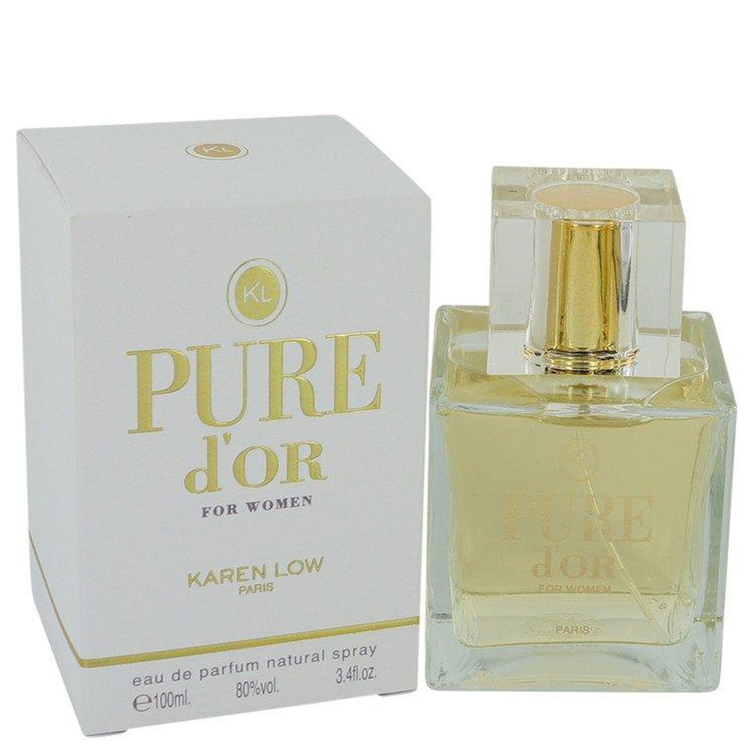 Pure D'or by Karen Low Eau De Parfum Spray (Women) 3.4 oz