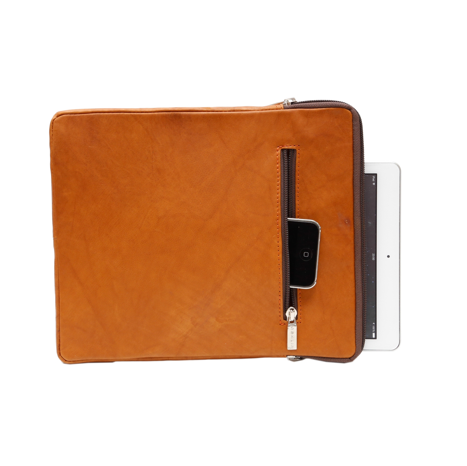 Ashlin Taysha 10" Leather Tablet Case - Brown