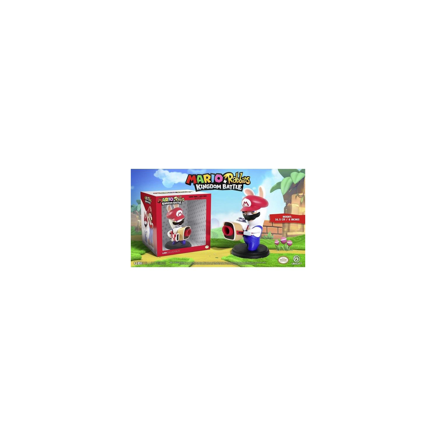 Mario + Rabbids Kingdom Battle: Rabbid Mario 6" Figurine [Toys, Ages 3+]